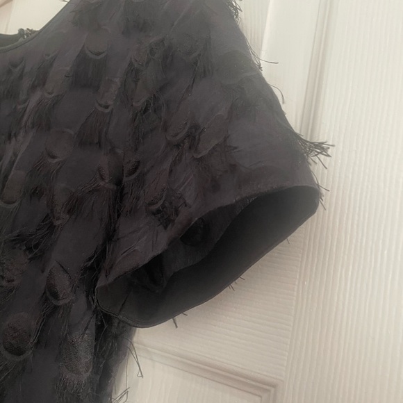 Banana Republic Highly Textured Black Mini Dress - Picture 6 of 16